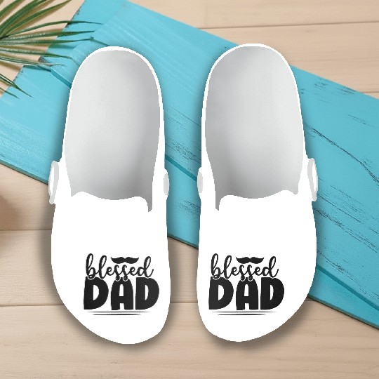 Blessed Dad Slip On Clogs