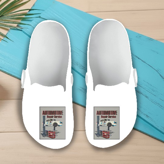 Automotive repair service Slip On Clogs