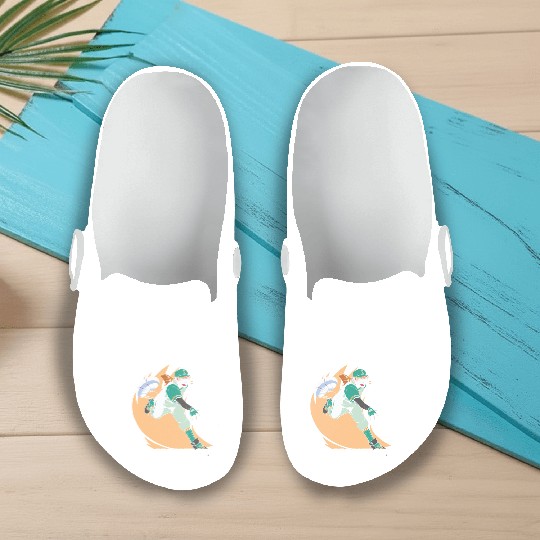 Baseball Player Baseball Coach Baseball Pitcher Slip On Clogs
