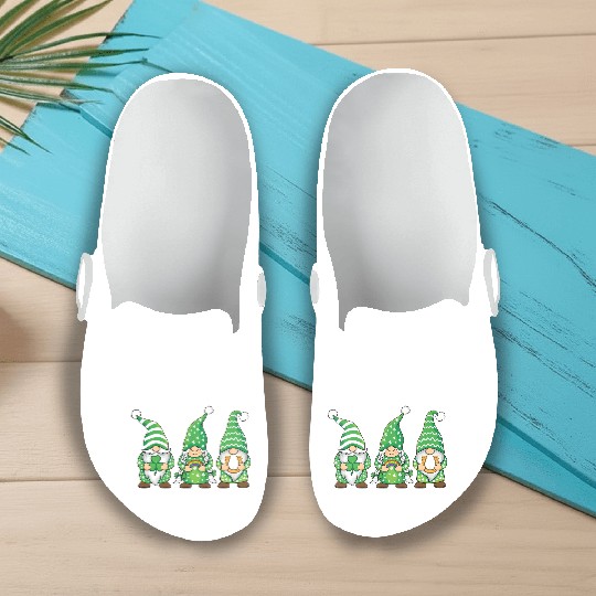 St. Patrick's Day Gnomes Saint Patricks Day Outfit Slip On Clogs