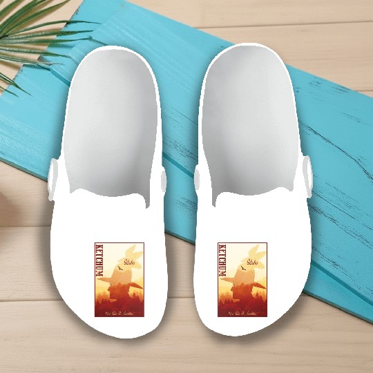 Ketchum Idaho wild west town Slip On Clogs