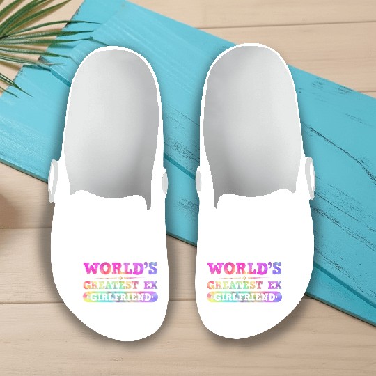 Worlds Greatest Ex Girlfriend Break Postal Service Slip On Clogs