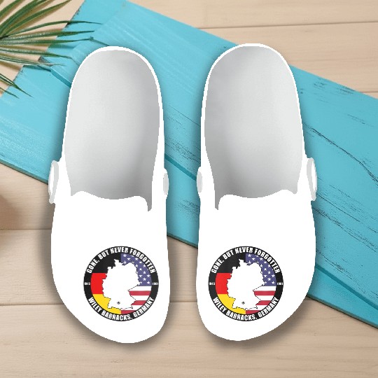 Gone But Never Forgotten Wiley Barracks Germany V Slip On Clogs