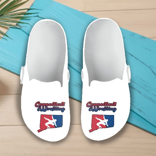 Connecticut Wrestling Slip On Clogs