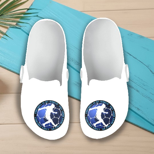 I Love Football Slip On Clogs