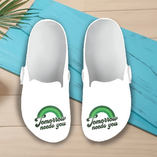 Rainbow Mental Health Tomorrow Needs You Slip On Clogs