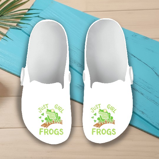 Frog Toad Frog Lover Slip On Clogs