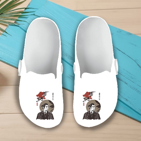 Japan Retro Yakuza Character Slip On Clogs