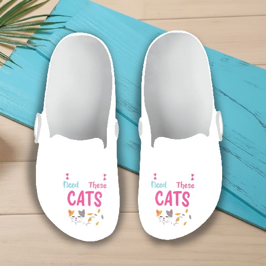Cats Cat Owner Cat Lover Slip On Clogs