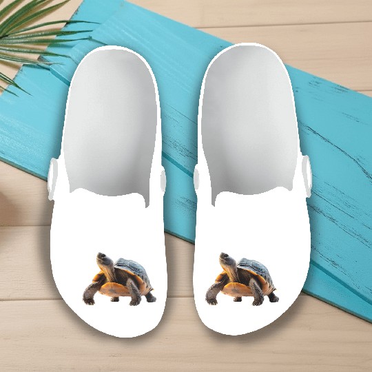 Just Doing Turtle Things! Slip On Clogs