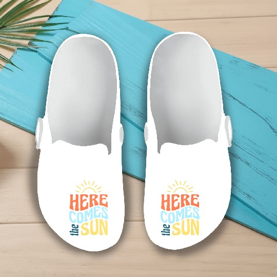 Here comes the sun Slip On Clogs