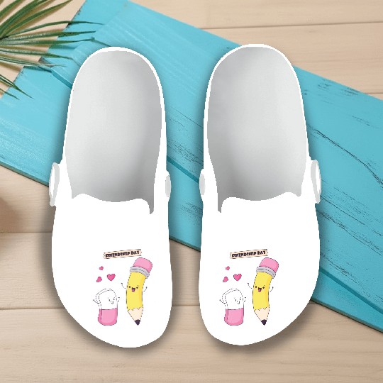 HELLO KINDERGARTEN - FRIENDSHIP DAY Slip On Clogs