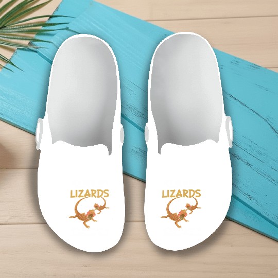 Funny Lizard Pet Smart People Slip On Clogs