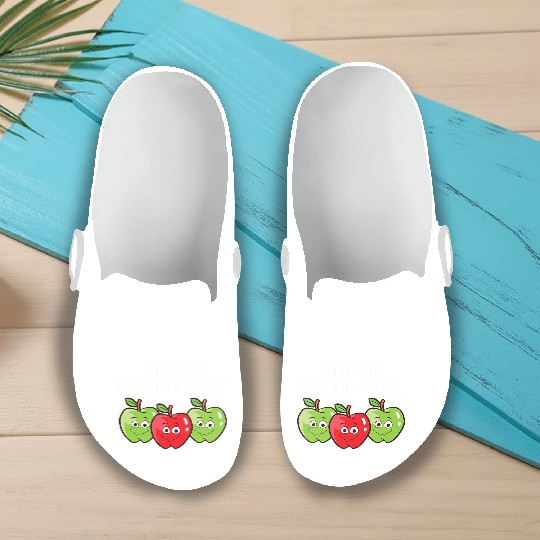 Apple Farmer Apple Lover Fruit Funny Apple Picking Slip On Clogs