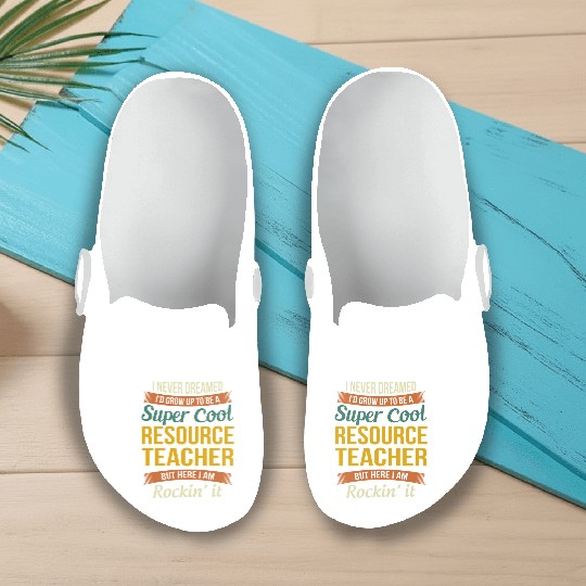 Resource Teacher Appreciation Slip On Clogs