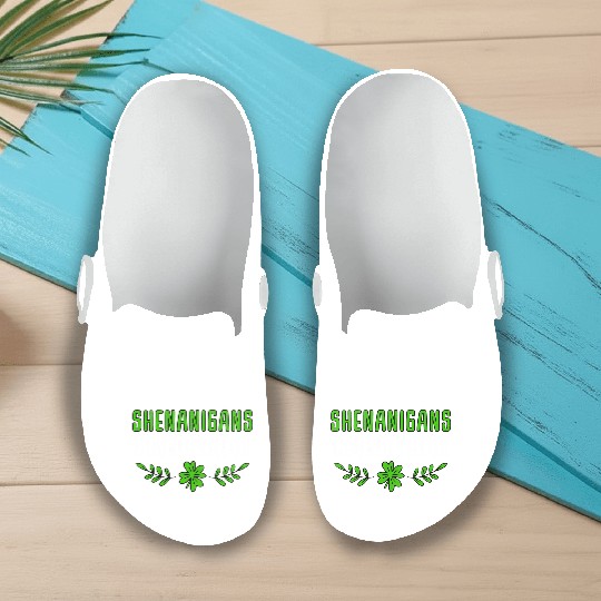 Shenanigans Coordinator Saint Irish Pats St Patric Slip On Clogs