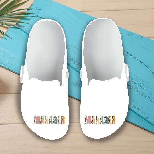 Great Office Manager Leopard Pattern School Office Slip On Clogs