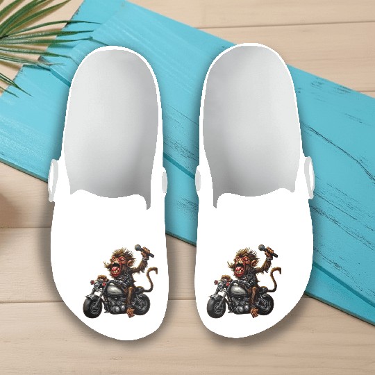 zombie Raider Monkey Slip On Clogs