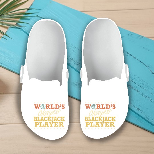 World’S Okayest Blackjack Player Slip On Clogs