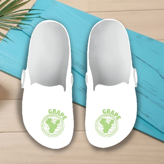 Have A Grape Day Slip On Clogs