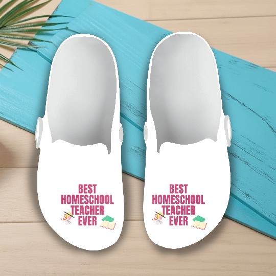 Best Homeschool Teacher Ever Slip On Clogs