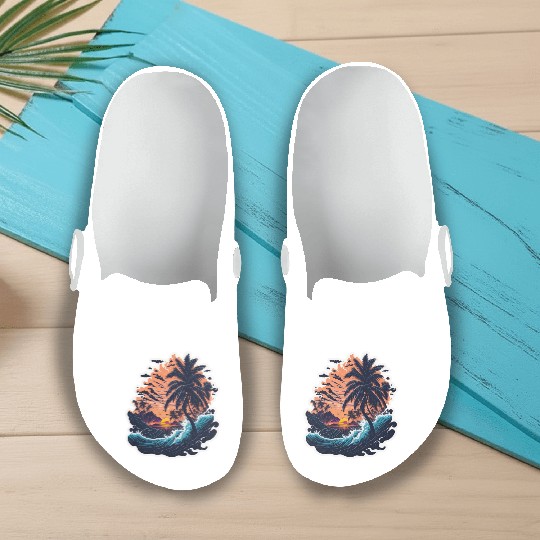 Sun, Beach and Wanderlust: Traveling Lover Slip On Clogs