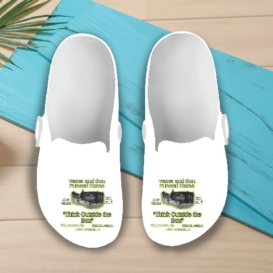 Verret and Son Funeral Home Slip On Clogs