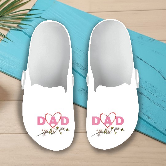 I love my dad Slip On Clogs