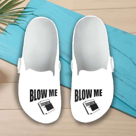 Blow Me Video Game Slip On Clogs