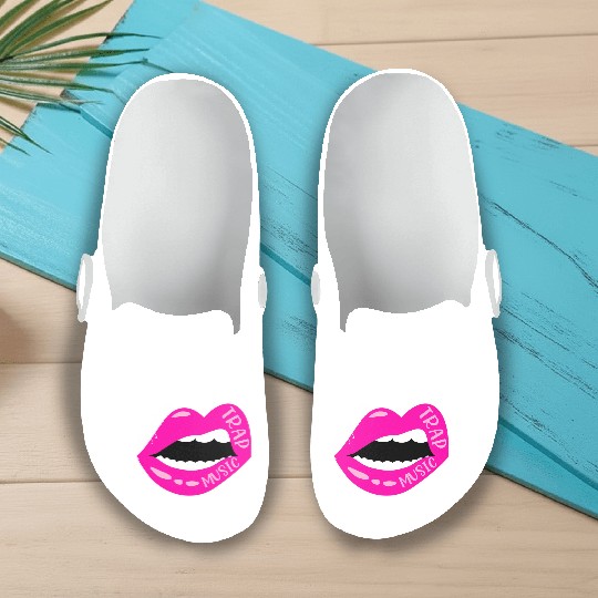 Trap Music For Rap Hip Hop Techno Edm R B Slip On Clogs