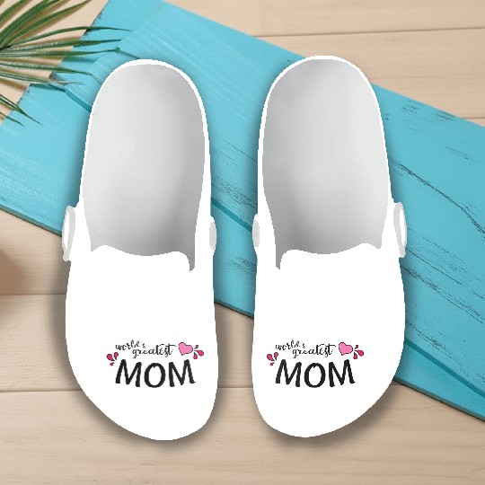 DESIGNWorlds Greatest Mom nature Slip On Clogs