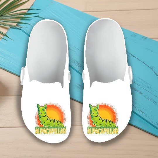Alpacapillar Funny Alpaca Llama Lover Pun Slip On Clogs