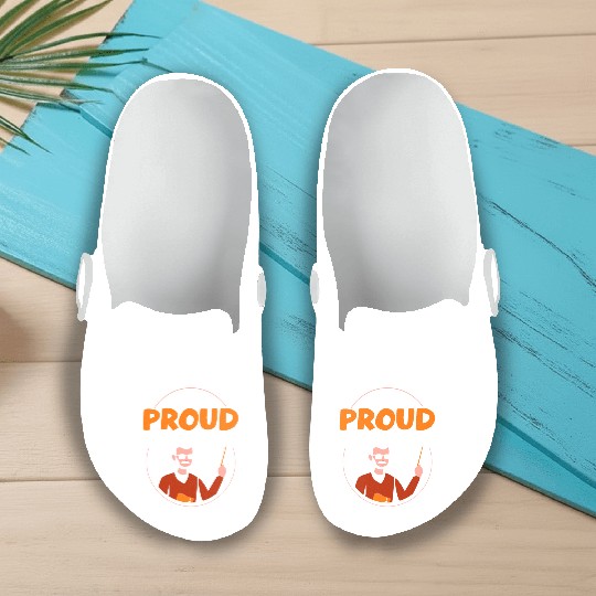 Proud Historian Historic Job Teacher History Slip On Clogs