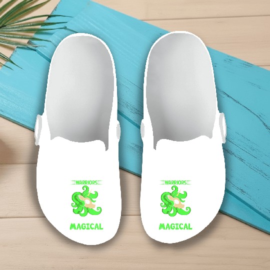 Cerebral Palsy Warriors Are Magical Unicorn Lover Slip On Clogs