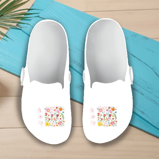 Wild flower Slip On Clogs