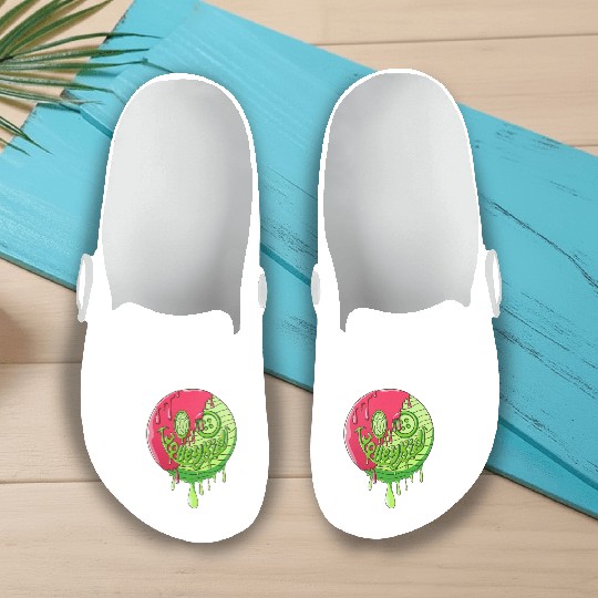 Watermelon Slip On Clogs