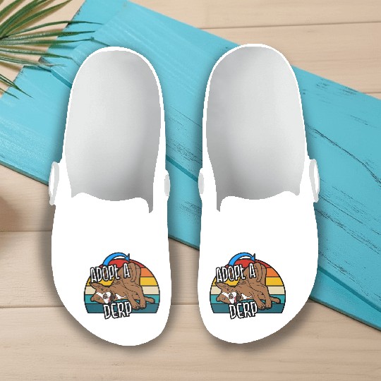 Pit Bull Lover Adopt A Derp Dog Rescue Slip On Clogs