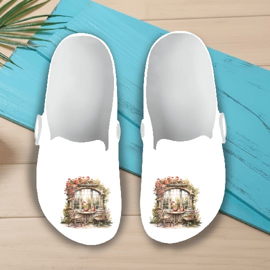 Wild Flowers Slip On Clogs Design - Funny gift