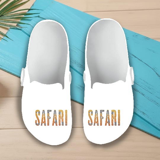 Safari Guide Rangers Wild Ecotourism Rhinoceros Slip On Clogs