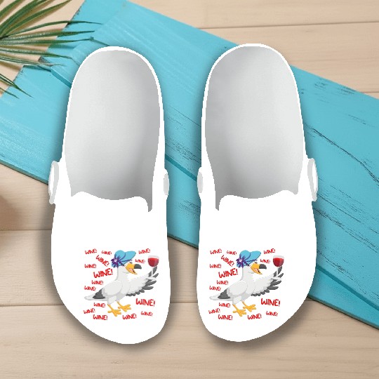 Seagull Slip On Clogs Wine Lover North German Seagulls