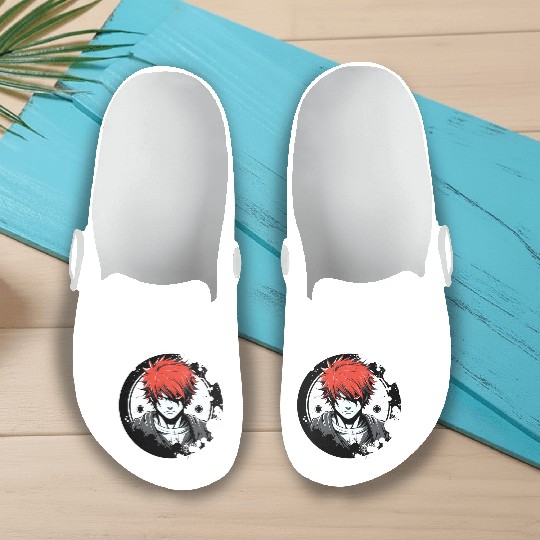 An Anime Boy's Adventure Slip On Clogs