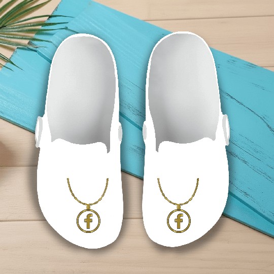 Facebook necklace Slip On Clogs