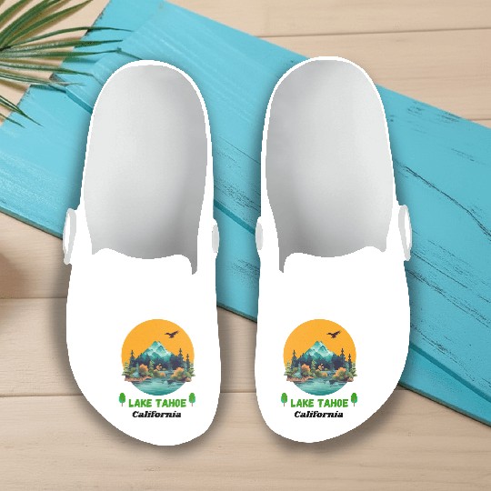 Lake Tahoe California Slip On Clogs