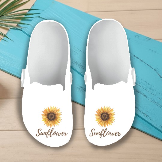sunflower Slip On Clogs