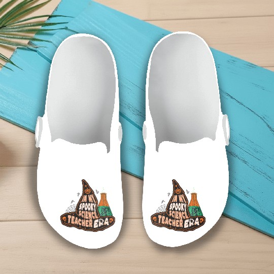 In My Spooky Science Teacher Era Witch Slip On Clogs