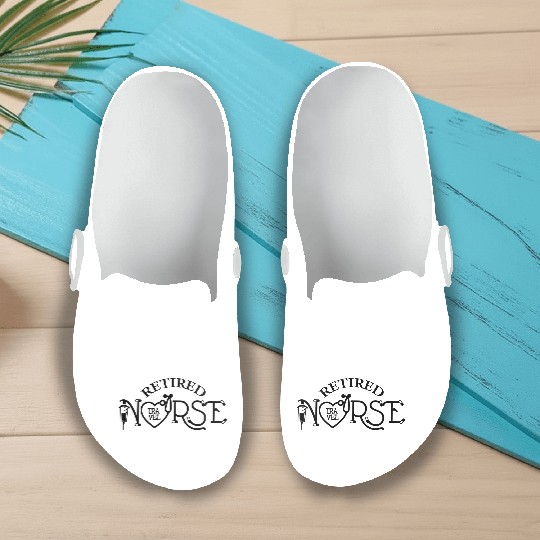 Retired nurse Travel Slip On Clogs