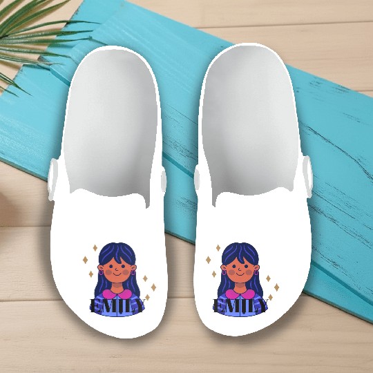 emily name Slip On Clogs