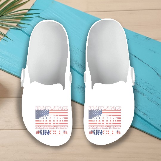 Proud Army National Guard Uncle Slip On Clogs