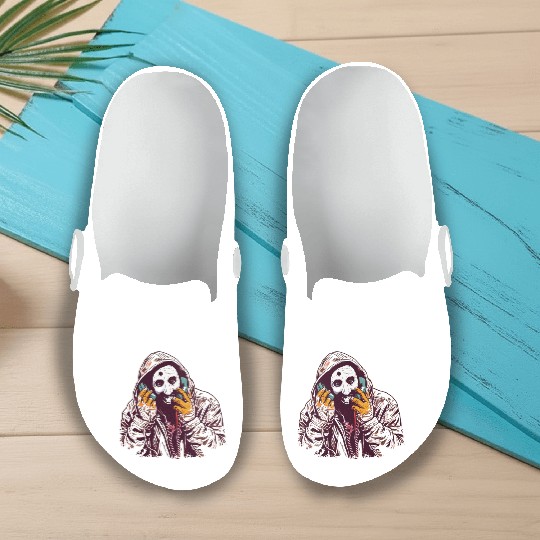 Ghostface Phone Call Slip On Clogs