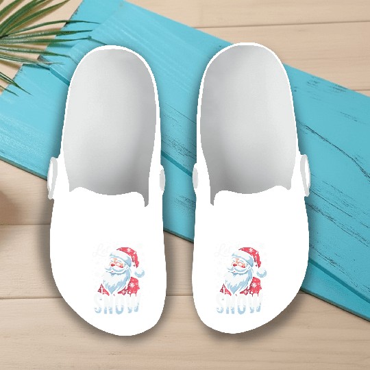 Let It Snow Slip On Clogs